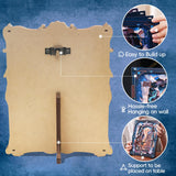 Endless Limit 3D Wall Decoration, Wood Wall Art Aesthetic Table Decor Stacking Carving Panels Spooky Home Decoration for Living Room Bedroom House(9"x10") Endless Limit