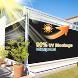 Shade&Beyond 90% Sun Shade Cloth with Grommets, 8' X 10' Pergola Shade Cover Canopy, Mesh Tarp Sun Screens for Patio, Outdoor, Garden, Backyard, Mocha Shade&Beyond