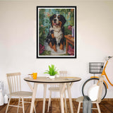Wergund 5D DIY Diamond Art Dog, Diamond Art Kits for Adults Animal, Diamond Painting Full Drill Crystal Rhinestone Embroidery Cross Stitch Arts Craft Canvas Wall Decor Gift 12x16Inch/30x40cm-30 Wergund