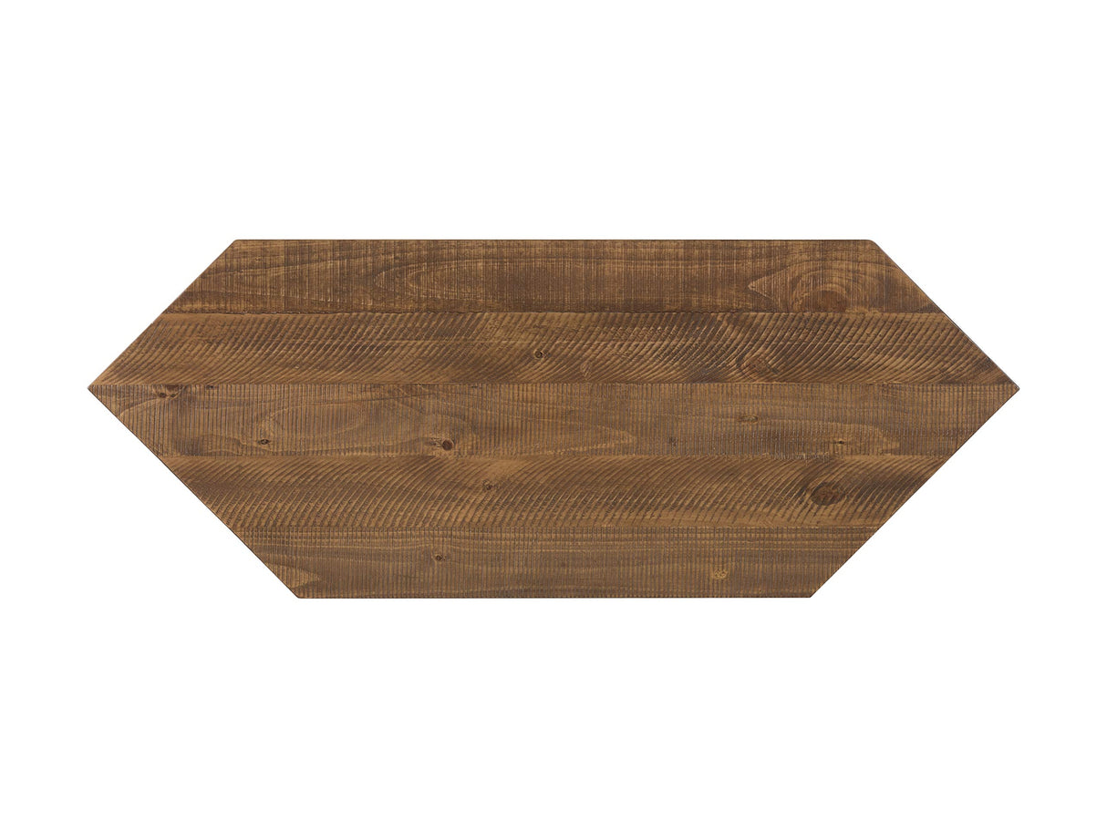 Martin Svensson Home Rustic Corner TV Stand, Antique Black and Honey Tobacco Martin Svensson Home