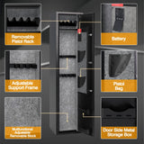 Greenvelly 8-12 Gun Safe for Rifles and Pistols,Quick Access Rifle Gun Safe with Password Lock, Long Gun Cabinet with Shelves and Pockets for Home,Office(No Assembly Required) Greenvelly