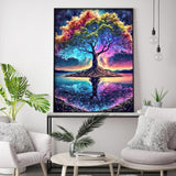 CNITUR DIY 5D Diamond Painting Kits for Adults Diamond Art Tree of Life Diamond Painting Full Drill Crystal Rhinestone Embroidery Craft Kits for Home Wall Decor Gifts, Diamond Art Kits B10045 CNITUR
