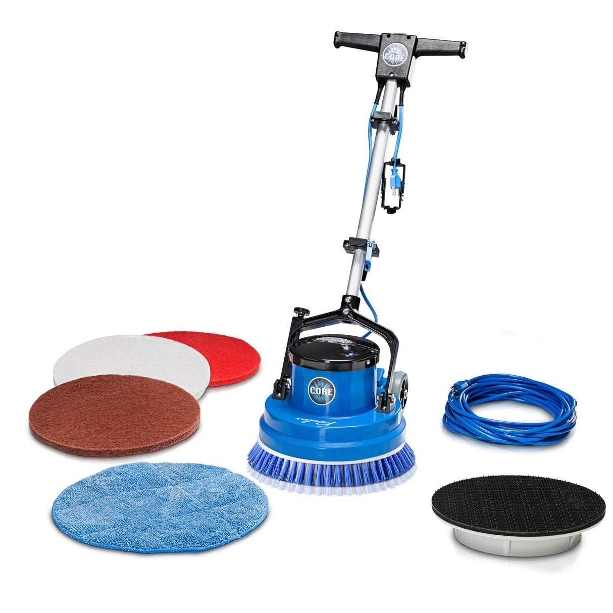 Prolux Core Heavy Duty 15 inch Floor Buffer Scrubber and Polisher Cleaning Machine - All floor surfaces Prolux