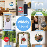 12 Inch Metal Sublimation Ornament Blanks, Unfinished Round Aluminum Sign Blank, Sublimation Door Hanger Blanks, DIY Decorative Door Hanger, Sublimation Metal Sign Blanks for Yard, Garden (10 pcs) Sevilinlu