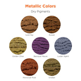 Rolio - Metallic Pigment Powder - 7 Jars/ 20ml, Metallic Mica Powder for Epoxy Resin, Paint, Nail Art, Slime, Tumblers, Polymer Clay and Other Crafts Rolio
