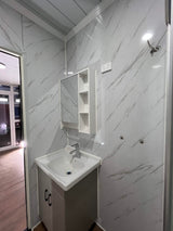 40Ft Pre Fabricated Expandable Container House | 3 Bedroom Set | Kitchen | Bathroom with a washbasin, Mirror and a Smart Toilet seat | Luxury Tiny Villa | Portable Home | 77 Square Metre Generic