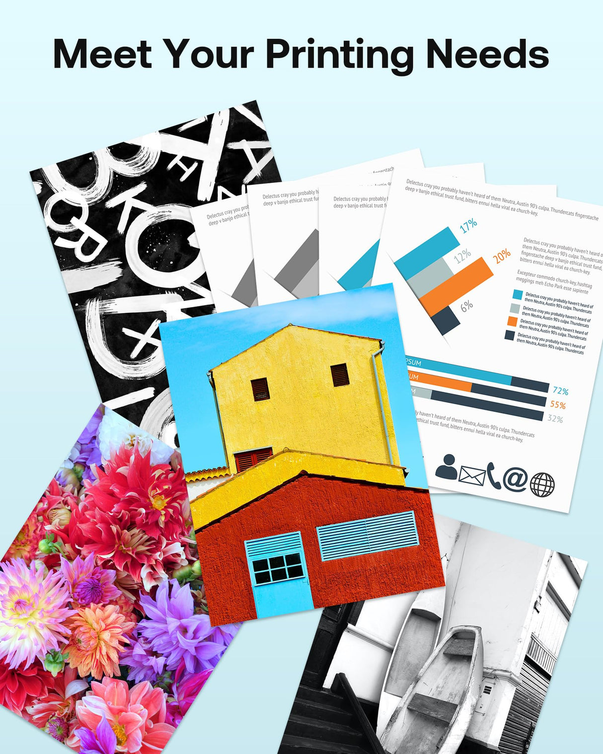 GI-20 GI20 Refill Ink Bottles Kit Compatible for Canon PIXMA G6020 G7020 G5020 MegaTank Printers, 4-Pack (170ML GI-20 Black, 70ML GI20 Color) JETSIR