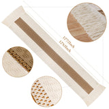 OurWarm Macrame Table Runner Farmhouse Style, Natural Burlap Boho Table Runner Modern Farmhouse Decor Rustic Woven Cotton Crochet Lace for Bohemian, Rustic,Bridal, Shower Wedding, Dinner, 72" x 12" OurWarm