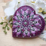 Heart Mold - Happy Dotting Company - Smooth Shape for Casting - Rock Crafts - Valentines Day Craft - Stone Art and Dot Art Mandalas, Kindness Rocks Happy Dotting Company