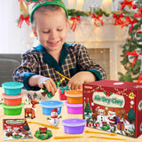 ESSENSON Air Dry Clay Christmas Kit, 36 Colors DIY Modeling Clay Craft Set with Accessories, Christmas Stocking Stuffers for Kids, Xmas Gift for Girls Boys ESSENSON