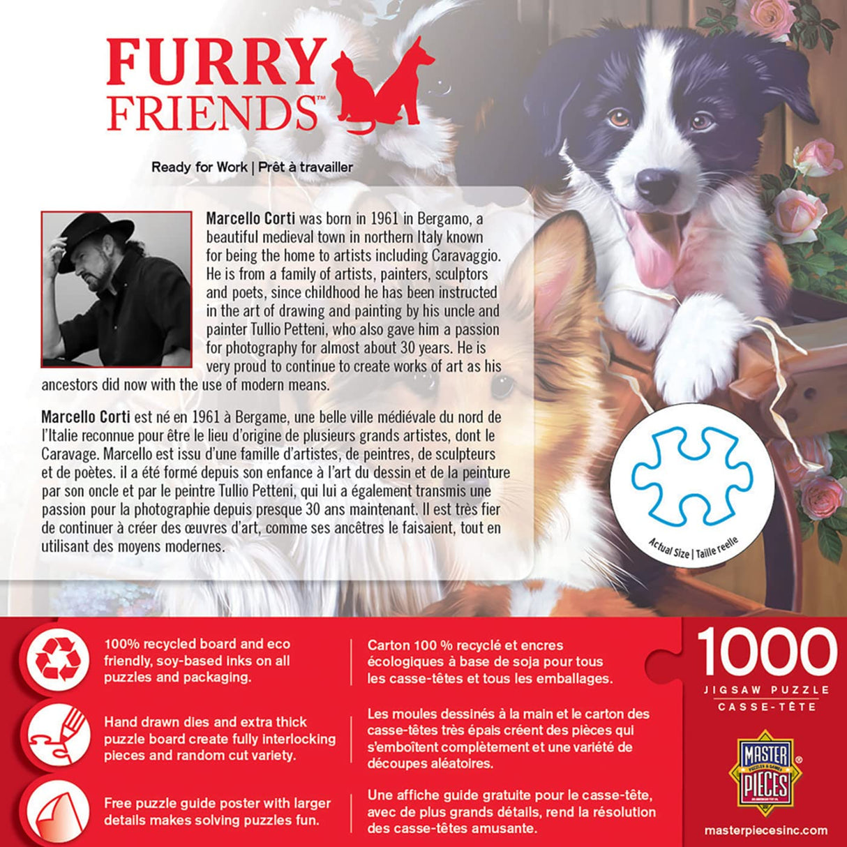 MasterPieces 1000 Piece Jigsaw Puzzle for Adults, Family, Or Youth - Ready for Work - 19.25"x26.75" Masterpieces