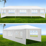 10X30 FT Pop Up Canopy Tent, Outdoor Event Gazebo with 8 Removable Sidewalls, Wind-Resistant Frame & Easy Setup for Receptions, Party, Wedding, Corporate Events CuisinSmart