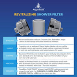 AquaBliss High Output Revitalizing Shower Filter - Reduces Dry Itchy Skin, Dandruff, Eczema, and Dramatically Improves The Condition of Your Skin, Hair and Nails - Chrome (SF100) AquaBliss