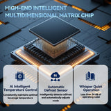 Tehanld Beverage Refrigerator Cooler - 128 Can Drink Beer Fridge, Wine Soda Cooler, Mini Fridge Glass Door Front for/Home/Office/Bar, Small Refrigerator with Shelves/Light/Wheels Tehanld