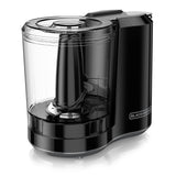 BLACK+DECKER 3-Cup Electric Food Chopper, HC300B, One Touch Pulse, 175W Motor, Stay-Sharp Blade, Dishwasher Safe BLACK+DECKER
