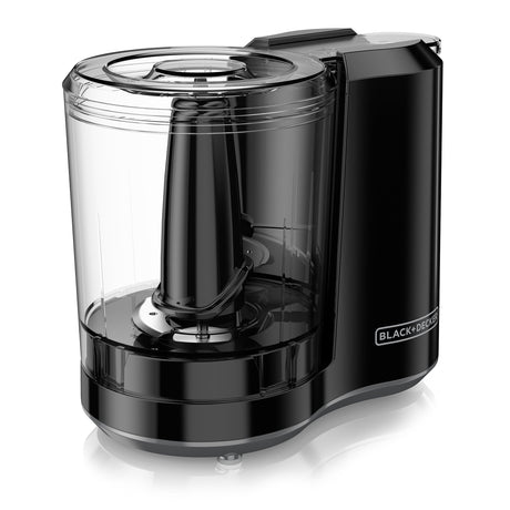 BLACK+DECKER 3-Cup Electric Food Chopper, HC300B, One Touch Pulse, 175W Motor, Stay-Sharp Blade, Dishwasher Safe BLACK+DECKER