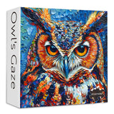 PICKFORU Owl Puzzles 1000 Pieces, Bird Art Puzzles Hard, Impossible Difficult Jigsaw Puzzles 1000 Pieces Owl Painting, Challenging Puzzles as Owl Decor PICKFORU