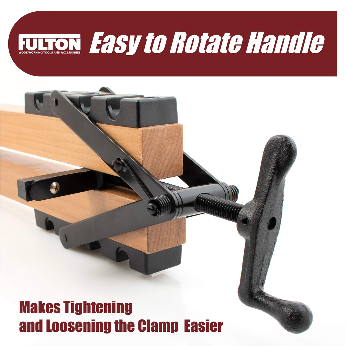 Peachtree Woodworking Supply 2 Pack of 4 Way Pressure Clamps For Clamping Panels - Using Pressure From All Four Directions. For Woodworkers, Cabinet and Furniture Makers (2 four way pressure clamps) Peachtree Woodworking Supply