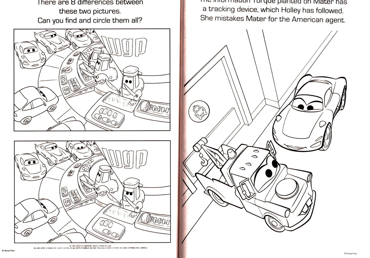 Dfa Pix Cars Gigantic Coloring and Activity Book (Value) PIXAR