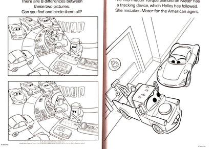 Dfa Pix Cars Gigantic Coloring and Activity Book (Value)