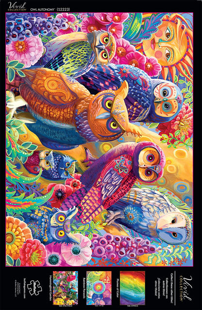 Buffalo Games - Laura Audi - Owl Autonomy - 1000 Piece Jigsaw Puzzle for Adults -Challenging Puzzle Perfect for Game Nights - Finished Size is 26.75 x 19.75