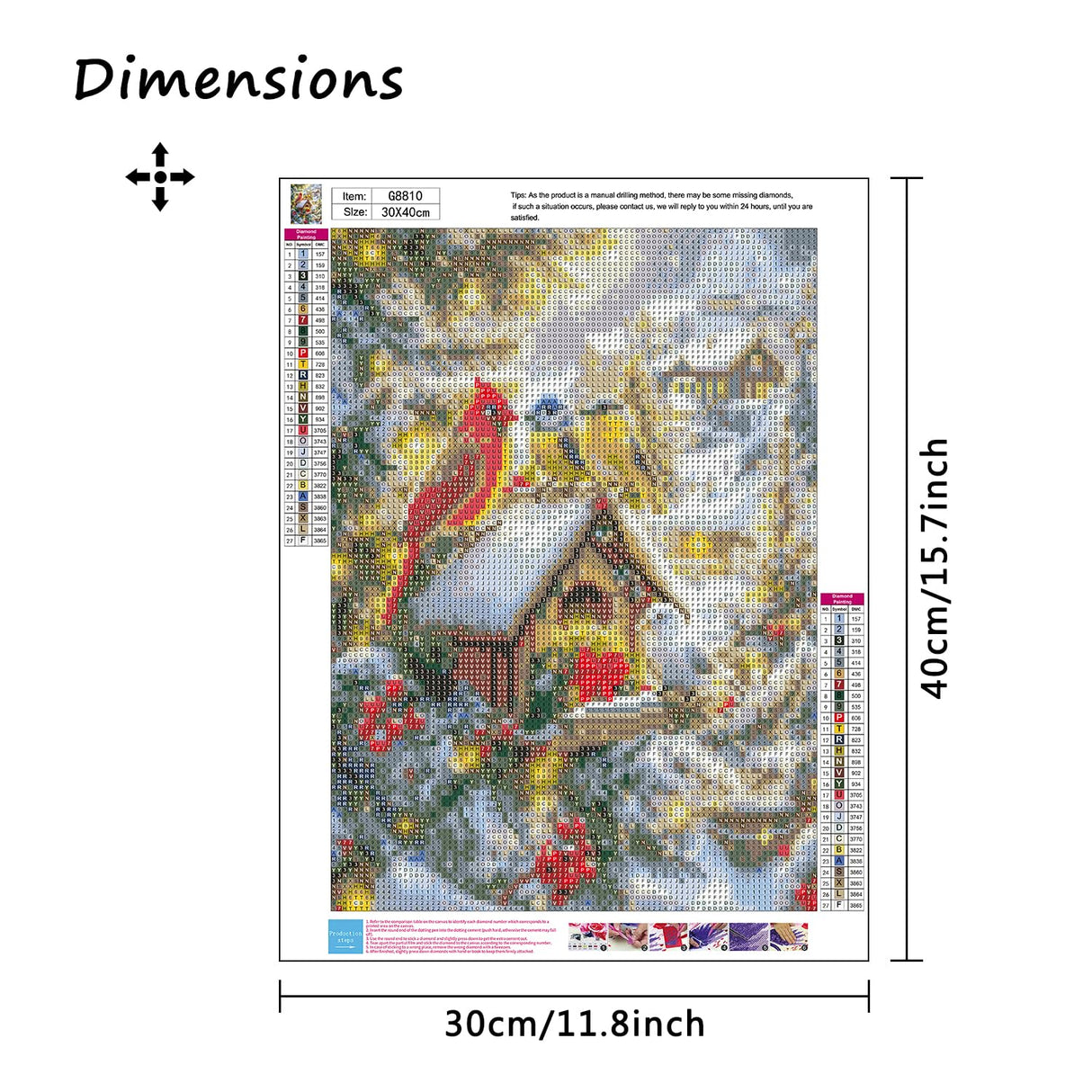 MBNTJHT Christmas Diamond Art Kits for Adults,5D Round Drill Cardinals Diamond Painting Kits for Beginners,Birds Snow Scene Gem Art Painting by Diamonds for Home Decor 12X16 Inch. MBNTJHT