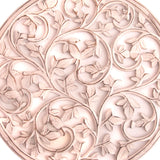 Intricately Handcrafted Decorative Wooden Wall Panel Hanging Sculpture Statue Plaque Art Home Living Room Office Decor Accent Designer Boho Farmhouse Flower Decor, 12 Inch, Round, Cream White The Great Indian Bazaar