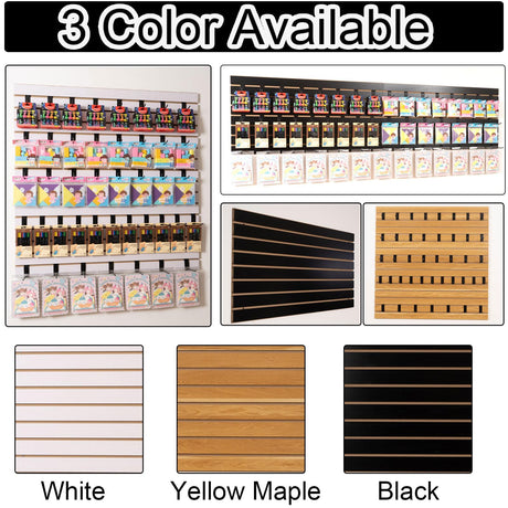 Garage Slat Wall Storage Systems Slatwall Panels 2 Pack 4'x2', Black MDF Slat Wall Paneling for for Retail Display, Horizontal Slatted Board Garage Slatted Panel Wood Panels for Home Storage FRAYSCENT