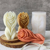 Flower Body Candle Resin Mold - Resin Casting Silicone Molds for Home Decor & Candle Making Wave Spiral Mold ESEDAGE