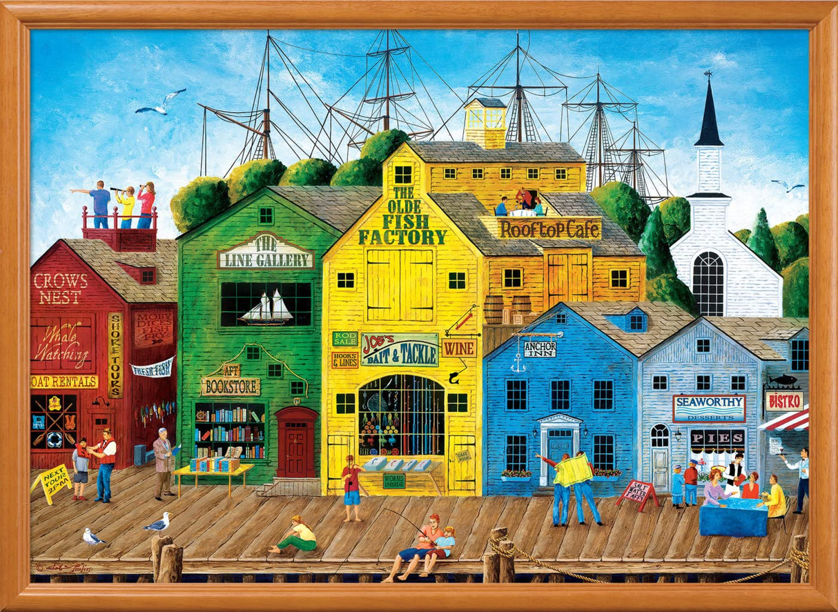 MasterPieces - 1000 Piece Jigsaw Puzzle, Crows Nest Harbor, Fun for Adults, Family, Kids, 19.25" x 26.75" Masterpieces