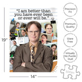 AQUARIUS The Office Dwight Schrute Puzzle (500 Piece Jigsaw Puzzle) - Officially Licensed The Office Merchandise & Collectibles - Glare Free - Precision Fit - 14 x 19 Inches AQUARIUS