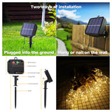 Solar Outdoor String Lights, 20Ft Vintage Rope Hemp Solar Patio Lights, Waterproof Warm White Solar Powered String Lights With 8 Modes 16 Shatterproof Bulbs for Garden Fence Stairs Balcony Café Bistro Jnaurb