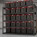 LI JIU HOME 62" W x 24" D x 84" H Garage Shelving Heavy Duty Metal Shelving 3500LBS Storage Shelves Adjustable Metal Shelves for Storage Industrial Garage Shelves for Warehouse Basement LI JIU HOME