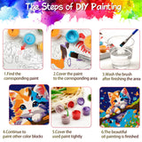 ZTOTZ Paint by Numbers Framed Canvas Seaside Beach, Paint by Numbers Kit for Adults Landscape,Framed Paint by Numbers for Adults Ocean Scenery, 8x12inch ZTOTZ