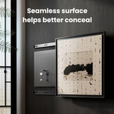 KornerBatl Hidden In Wall Safes Between Studs with Removable Pegboard, 0.405 Cubic Ft. Hidden Security Floor Safe with Key Lock for Handgun, Jewelry, Passport KornerBatl