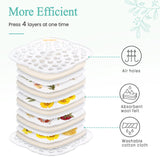 Etcokei Microwave Flower Press Kit - 4 Layer Quick Flower Pressing Tool, Great for Resin Arts, Scrapbooking, Nail Craft & DIY Arts - Adults & Kids Etcokei