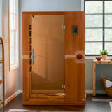 Dynamic Saunas Venice 2-Person Low EMF (Under 8 MG) FAR Infrared Sauna, Curb Side Delivery New DYNAMIC SAUNAS