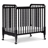 DaVinci Jenny Lind 3-in-1 Convertible Mini Crib in Ebony, Removable Wheels, Greenguard Gold Certified DaVinci