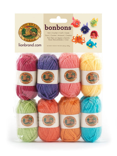 Lion Brand Yarn BonBons Yarn Pack Brights