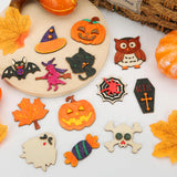 Worgree Halloween Crafts for Kids, 36 Pcs DIY Wooden Magnets Art Craft Supplies Painting Kit for Boys Girls Ages 4-8 8-12 Halloween Party Favors Gifts Basket Treat Goodie Bag Stuffers Classroom Prizes Worgree