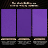 FLASHFORGE Adventurer 5M Series Smooth PEI Platform, Tool-Free Model Removal, Automatic Separation After Cooling, Glue-Free Printing for PLA and TPU Filament FLASHFORGE