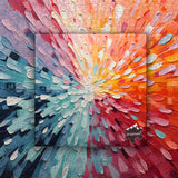 Impossible Puzzles for Adults 1000 Piece, Colorful Hard Difficult Puzzles for Adults Art Painting, Gradient Rainbow Puzzle Challenging Jigsaw Puzzles for Adults PICKFORU