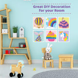 jackinthebox Poke Poke Art for Kids - Unicorns, Mermaids, Princess, Cupcakes, Mess-Free Sewing Art for Children, Toys for Girls and Boys Ages 4 5 6 7 8, Great Gift for Children, DIY Creative Activity jackinthebox