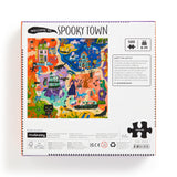 Mudpuppy Welcome to Spooky Town – 500 Piece Family Jigsaw Puzzle Featuring Bold and Spooky Illustrations of A Haunted Town Filled with Goblins Ghouls and Monsters Galison
