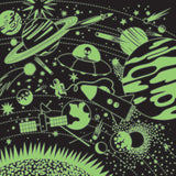 Mudpuppy Space Illuminated 500 Piece Glow in the Dark Jigsaw Puzzle for Kids and Families, Family Puzzle with Glow in the Dark Space Theme Mudpuppy