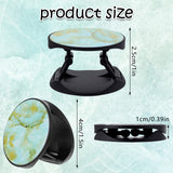 Honoson 9 Pieces Cell Phone Grip Holder Collapsible Phone Holder Colorful Self-Adhesive Finger Ring Sublimation Phone Holders for Smartphone and Tablets (Marble) Honoson