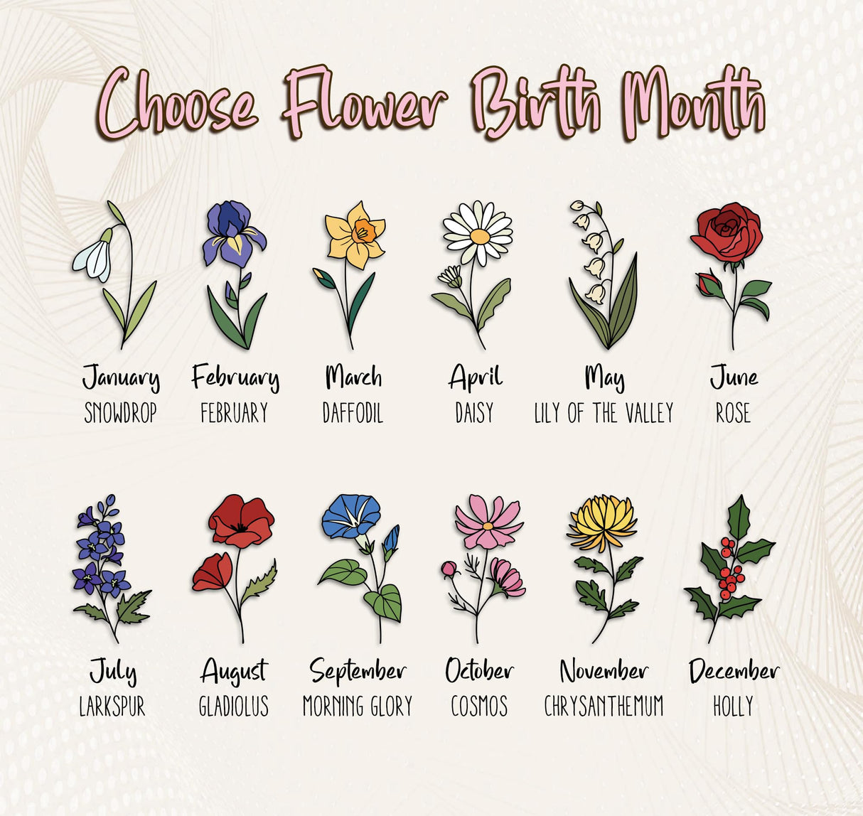 Personalized Grandma's Garden Birth Month Flowers Photo Frame Wall Art Custom Wooden Family Name Sign Grandmother Nana Mimi Gigi Gift For Mothers Day, Grandparents Day Family Home Decoration vinatimes