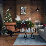 5D DIY Winter Diamond Art Kits For Adults,Christmas Wooden House Truck Diamond Paintings Kits For Beginners,Paint By Diamonds Dot Full Drill Gem Art Crafts,Home Wall Decoration 11.8x15.8 Inches. JYXSJYYD