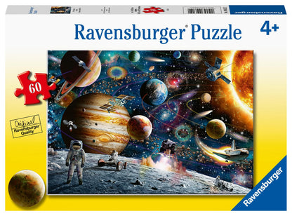 Ravensburger Outer Space 60 Piece Jigsaw Puzzle for Kids | Unique Piece Design | Premium Quality Material | Educational and Fun Toy | FSC Certified