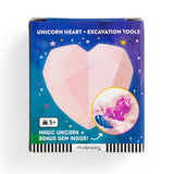 Mudpuppy Unicorn Dig! – Excavation Kit Including Hidden Unicorn in Gem and Plastic Chisel for Children Ages 5 and Up Mudpuppy